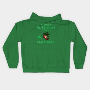 Leprechaun St. Patricks Day Kids Hoodie